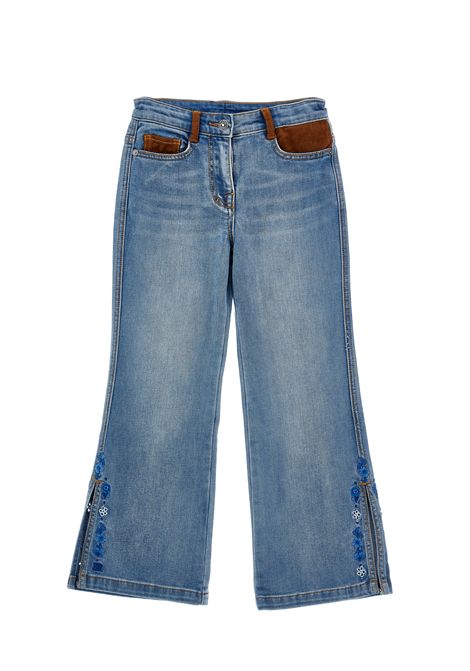 Jeans con ricamo ERMANNO SCERVINO JUNIOR | Z9G402 7015062S